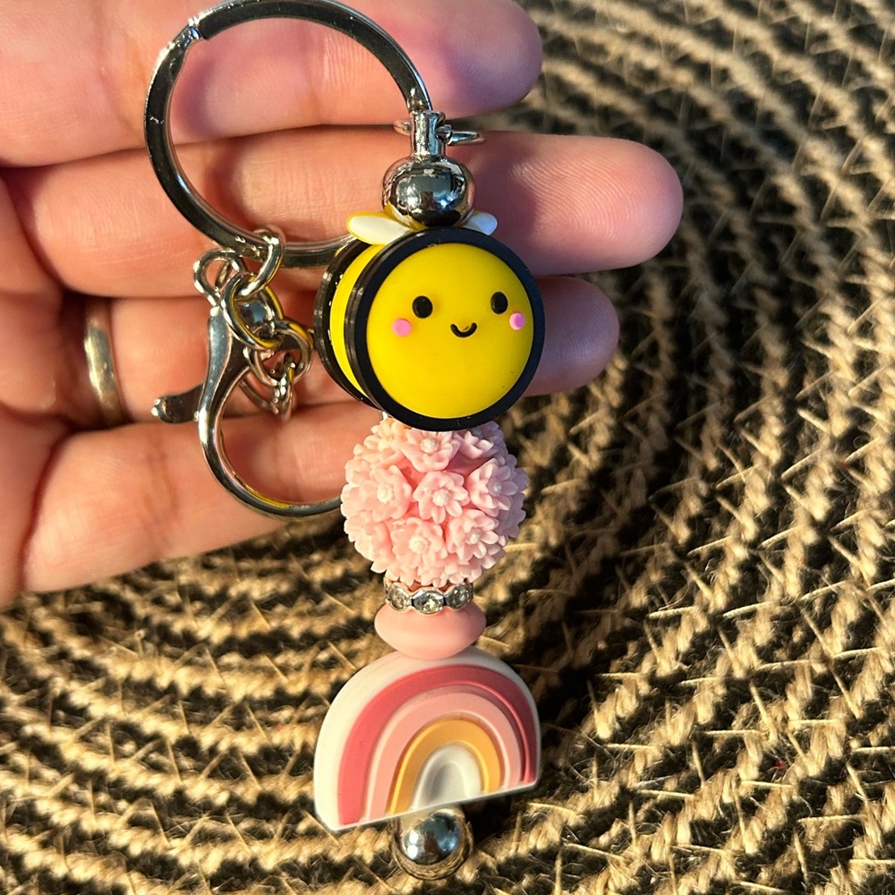 Cute Bee Keychain